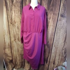 NWT Cushnie For Target Dress Size 18W Fuchsia